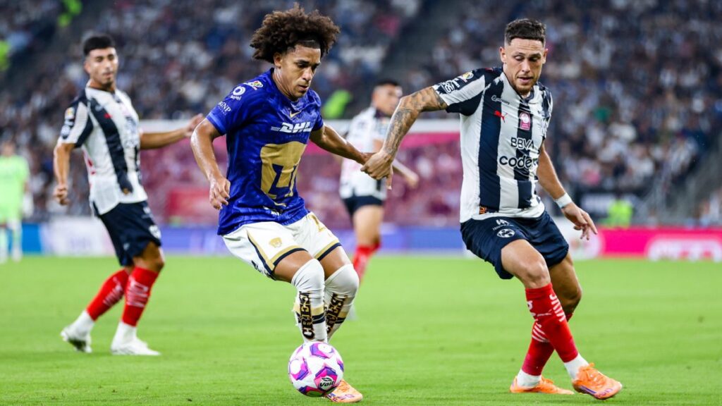Pumas en partido contra Monterrey