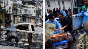 Operativo convierte a Río de Janeiro en “zona de guerra”: 64 muertos