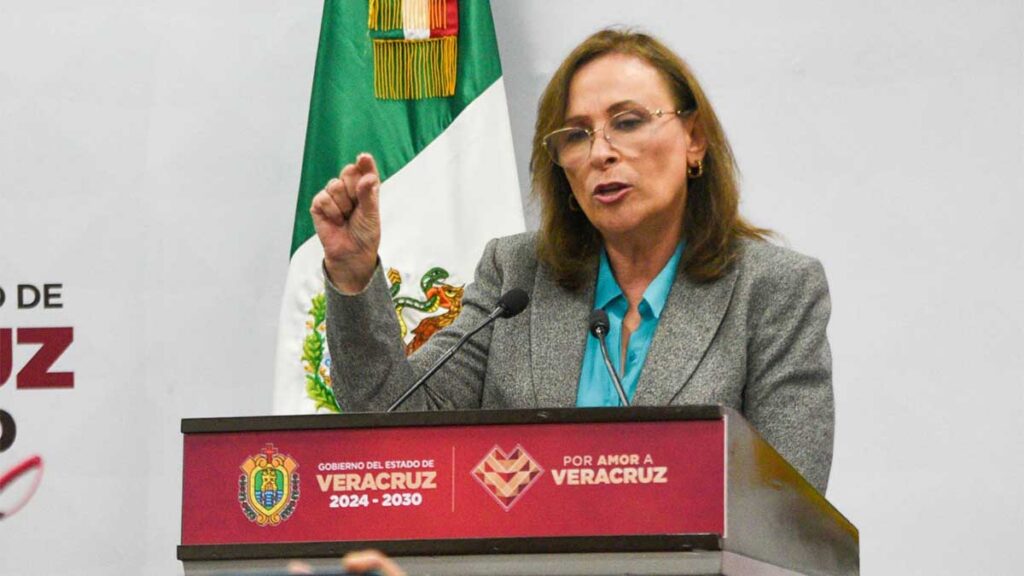 Rocio Nahle, gobernadora de Veracruz.