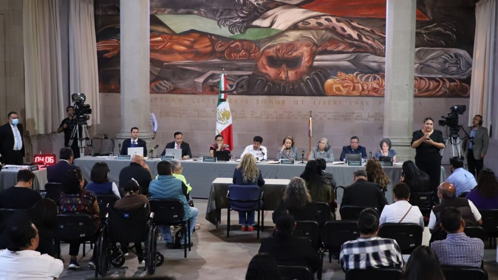 SCJN realiza primera audiencia pública con personas con discapacidad