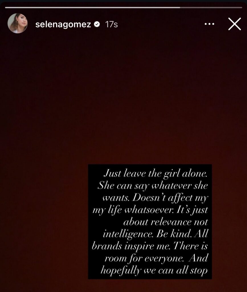 Selena Gomez Publica Mensaje Polemica