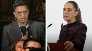 Sheinbaum defiende pluralidad y reconoce a reportero de Uno TV
