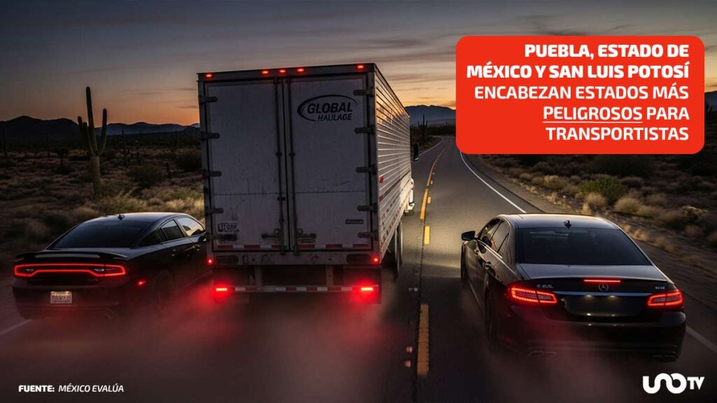 estados más peligrosos para transportistas