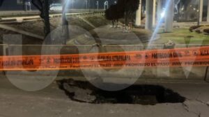 Segiagua repara grieta geológica en el Puente de la Concordia