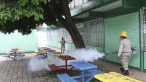 Virus Coxsackie afecta escuelas del Istmo; activan sanitización en Oaxaca